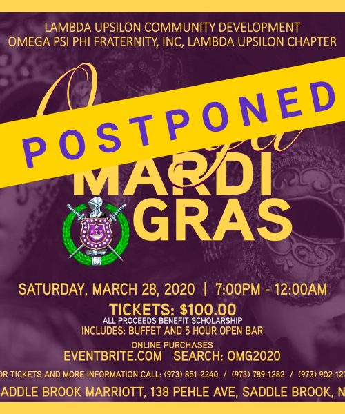 POSTPONED - MARDI GRAS 2020