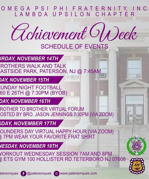 ACHIEVEMENT WEEK 2020